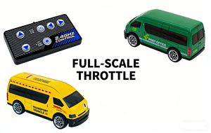 Camioneta de Reparto RC de Aleación 1:64, 2.4GHz, Doble Modo, Control por Aplicación y Control Remoto, Mini Coche RC con Sensor de Gravedad, Música y Sonido, Regalo para Niños - Product Image 3