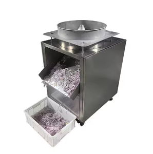 Trancheuse à oignons industrielle facile à utiliser, machine à couper les fruits et légumes commerciale avec protection de sécurité - Product Image 1