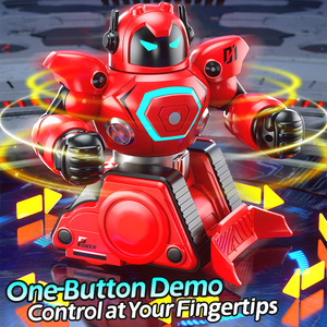 JJRC Nouveau R30 Dessin Animé <span class=keywords><strong>Jouet</strong></span> Parent-Enfant Interactif Bataille <span class=keywords><strong>Robot</strong></span> Double Combat <span class=keywords><strong>Boxe</strong></span> Télécommande Modèle Son Garçons Croix - Product Image 4