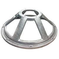 Bobina de aluminio personalizada para altavoces, Material de fundición, bobinado, Tweeter, Marco