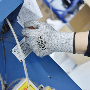 Luvas Pesadas Corte de Trabalho Abate Anti-corte Luvas HPPE Palma Segurança HPPE Trabalho corte luvas nível 5 revestimento de palma - Product Image 5