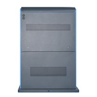 Layar Digital Signage Luar Ruangan 43 Inci, Tipe Lantai, IP65, Kaca Temper Metal, Layar Biru untuk Toko dan Pendidikan