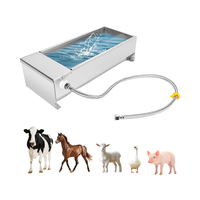 7.5L grande capacité distributeur d'eau automatique 304 acier inoxydable auto-remplissage bols pour chiens chevaux vaches chèvres nouveau