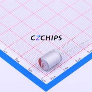 RR50J391MDN1 Solid Capacitor Through hole Component (THT),D8xL11.5mm 390uF 20% 6.3V 6.63A100kHz - Product Image 1