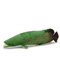 Peluche de Arapaima Personalizado, Juguete de Peluche de Pez Largo, Cojín, Muñeco para Acuario, Souvenir, Regalo, Proveedor, Fábrica, OEM, ODM