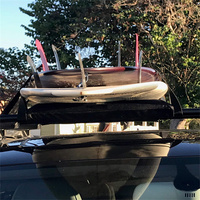 Coussinets de toit SLY Surf Aero pour paddleboard et planche de surf - Coussinets universels durables en polyester pour camion/voiture
