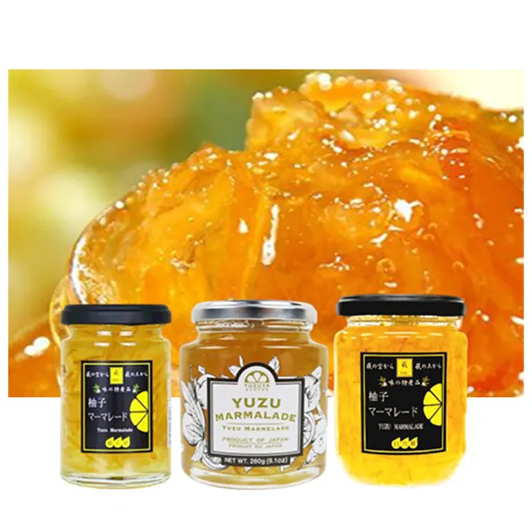 Yuzu-jugo de cáscara de fruta, mezcla de sirope dorado, fabricación Natural a granel, Jam