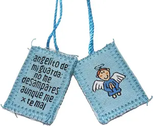 Дева Гуадалупе, благородное ожерелье, маленький ангел, детский голубой кушон, подарки для детей