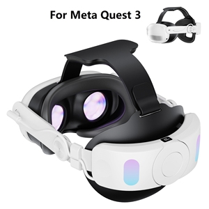 Sangle de tête Elite avec coussin en éponge confortable, <span class=keywords><strong>casque</strong></span> de recharge avec batteries 6000 mAh pour <span class=keywords><strong>casque</strong></span> VR <span class=keywords><strong>Meta</strong></span> Quest 3 - Product Image 3