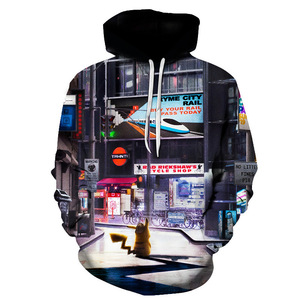 <strong>Pikachu</strong> Umbreon for Go 3D Graphic Anti-Wrinkle Sweatshirt <strong>Hoodie</strong> for Men Women - Product Image 1