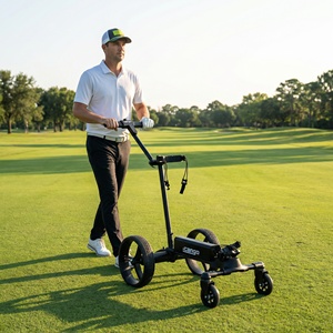 Voiturette de <span class=keywords><strong>golf</strong></span> électrique Icango G1 à suivi automatique avec 5 roues, batterie au lithium, autonomie jusqu'à 36 trous - Product Image 1