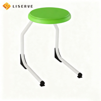 Chaise d'étudiant individuelle moderne et durable Liserve avec coque en plastique et structure métallique pour utilisation en classe, origine Chine