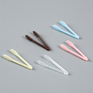 Miniature Simulated Bread <strong>Tongs</strong> Diy Simulation Food Play Accessories <strong>Mini</strong> Tweezers Pretend Play Food Clips Props - Product Image 3