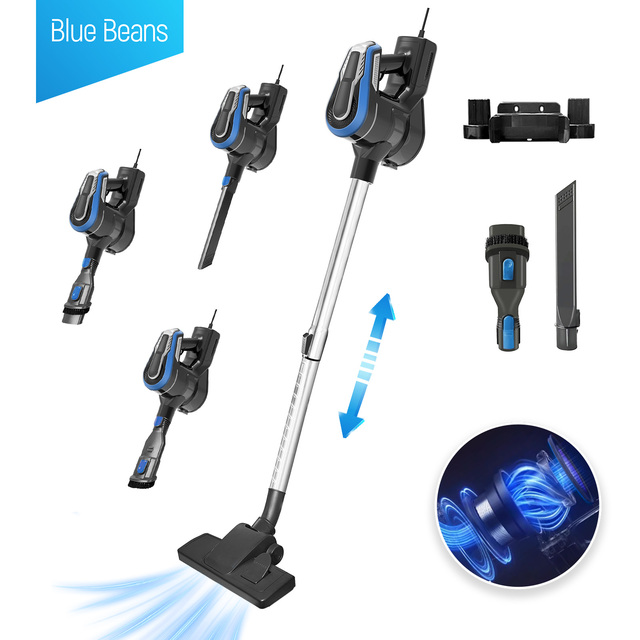 600W Electric Powerful Portable Stick Vacuum Cleaner Handheld Wired Upright Floor Vacuum Cleaner