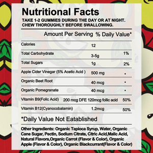 Gomitas de Belleza Keto con Vinagre de Sidra de Manzana y Vitamina <span class=keywords><strong>C</strong></span>, 60 Unidades, Uso para Adultos, Envío Directo de Fábrica - Product Image 5