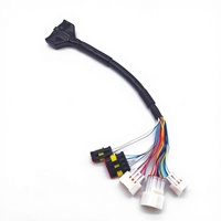 Harness Kabel Tahan Air Tugas Berat dengan Konektor Multi-Output, Kabel Tembaga Tahan Panas dengan Selubung Pelindung untuk Mobil