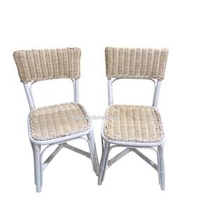 Silla de Ratán Hecha a Mano para Niños, Decoración para Fiestas de Cumpleaños, Muebles Infantiles de Mimbre Estilo Boho - Product Image 2