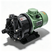 Pompe à circulation d'eau K AMX-221FEARV-B ETFE+CF 1 pouce, pompe magnétique pour liquides acides, résistante aux produits chimiques pour l'industrie de l'électrodéposition