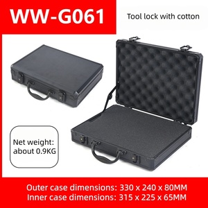 Boîtier d'instrument <span class=keywords><strong>en</strong></span> alliage d'<span class=keywords><strong>aluminium</strong></span> sur mesure, vitrine d'échantillons et boîte à <span class=keywords><strong>outils</strong></span> d'emballage antichoc portable - Product Image 2