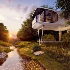 Casas prefabricadas Cabaña de lujo Casa pequeña Casa de cápsula espacial Casa Invernaderos modernos a la venta - Product Image 2