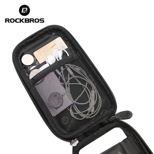 <span class=keywords><strong>ROCKBROS</strong></span> 6.0英寸自行车车把顶管 Pannier 袋与触摸屏手机壳自行车配件前框架手机袋 - Product Image 6