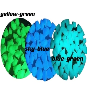 长效发光人造石卵石，耐用的鱼缸装饰，适合公园使用 - Product Image 1