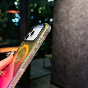 Modello ghiacciaio di fascia alta adatto per iPhone 17 custodia magnetica per telefono iPhone 17Air gradiente Laser 17Pro antiurto 17Pro Max 16 - Product Image 4