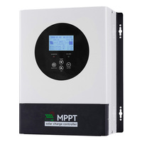 Contrôleur de charge solaire MPPT à 99% d'efficacité 100A 80A 60A 50A avec suivi automatique 12V 24V 48V, tension PV max 175V/230V pour système connecté au réseau