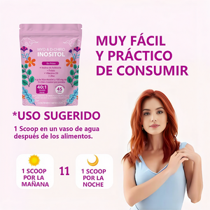 Integratore in Polvere Misto 40:1 di Mio-Inositolo e D-Chiro OEM per Donne Adulte, Supporta l'Equilibrio Ormonale e la Salute Ovarica, <span class=keywords><strong>con</strong></span> <span class=keywords><strong>Vitamina</strong></span> <span class=keywords><strong>D3</strong></span> e Zinco - Product Image 5