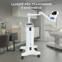 Machine de blanchiment dentaire LED/laser 60W 40W-65W réglable avec 12 ampoules et LCD | Pince portable pour clinique/beauté