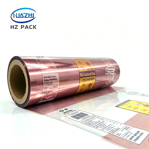 Pellicola Plastica per Imballaggio Alimentare Personalizzata OPP/CPP, Rotolo di Film Plastico Laminato per Snack, Patatine e Confezioni di Orecchie di Maiale - Product Image 3