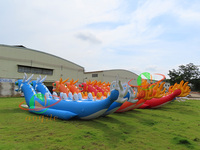 Bateau banane gonflable à eau jouet Sports nautiques Bateau dragon gonflable remorquable