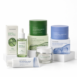 Ensemble de soins quotidiens pour le visage : Nettoyant doux, Tonique hydratant, Sérum illuminateur, Hydratant léger pour peaux jeunes - Product Image 5