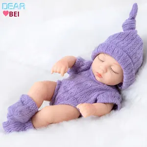 Yumuşak Kauçuk Bebek 30 cm Beyaz Bebek Şık Giydirme Bebek, Hediye Kız Oyuncak Bebek, Reenkarnasyon Bebek - Product Image 6