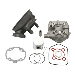 Kit de cylindre et tête à gros alésage 70cc pour <span class=keywords><strong>Peugeot</strong></span> <span class=keywords><strong>Speedfight</strong></span> 2 Vertical <span class=keywords><strong>50cc</strong></span> LC 47mm/12mm moteur 2 temps - Product Image 2