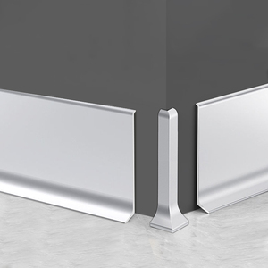<span class=keywords><strong>Plinthe</strong></span> décorative brossée étanche en alliage d'aluminium à installation facile, avec fixations de bordure en aluminium - Product Image 3