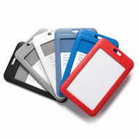 Porte-cartes d'identité et porte-badges en plastique PP couleur unie UHOO modèle 6608, prêt à être expédié, fabriqué dans le Zhejiang