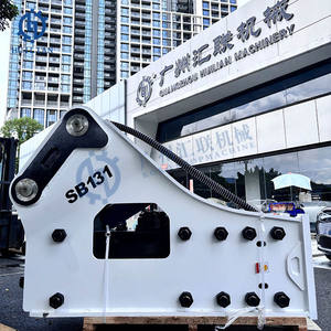 SB131 SB100 SB121 Disjuntor Hidráulico Tipo Aberto Forma Triangular Peso 30-40T EC350DL SH400.8 ZL975C HTW280 Escavadeira Rock Hammer - Product Image 2