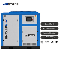 Compresor de Aire Airstone de 30KW 40HP 8-12bar, Lubricado con Agua, Sin Aceite, PM VSD, Ahorro de Energía, Aire Limpio para la Industria Alimentaria