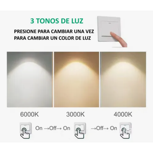 Lámpara de Techo LED de 18W con Luz Blanca Cálida de 2700K, Montaje en Superficie, Diseño Minimalista, Base de Plástico, Cubierta de PMMA, CA 220V, Apta para - Product Image 4