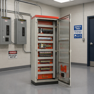 Armoire de commande industrielle en métal, équipement de distribution d'énergie PLC, boîte de distribution IP50 personnalisable - Product Image 3