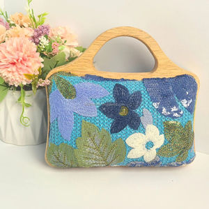 New Fashion <b>Embroidered</b> Sequin Flower Handbag Women Chain <b>Clutch</b> Evening <b>Bag</b> - Product Image 1