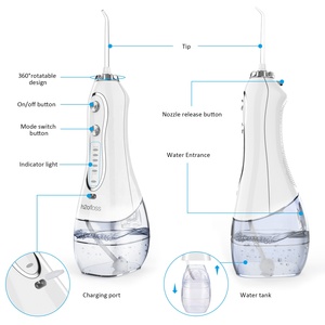 H2ofupgraded yükseltilmiş 300ml akülü su diş pensesinde <span class=keywords><strong>Mini</strong></span> taşınabilir su jeti pensesinde elektrikli diş ağız duşu - Product Image 3