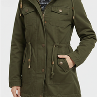 Veste parka pour homme à manches longues, surdimensionnée, imperméable, de style streetwear, avec logo personnalisé, pour l'hiver, en plein air