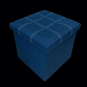 Tabouret moderne pour salon, meuble de rangement en tissu, acier inoxydable, bambou, qualité supérieure, échantillon disponible, tabourets de comptoir - Product Image 3