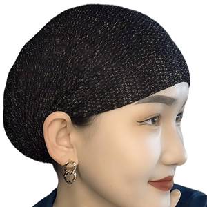 Gorro de malla transpirable y ecológico con cuentas de cristal, elástico y con cordones, pañuelo para la cabeza para mujeres musulmanas, sombrero árabe YASEEN - Product Image 1