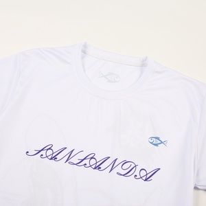 เสื้อเชิ้ตตกปลาแขนสั้นผ้าไหมน้ำแข็ง 100% สำหรับผู้ชาย ป้องกันแสงแดด UPF50 สีพื้น - Product Image 3