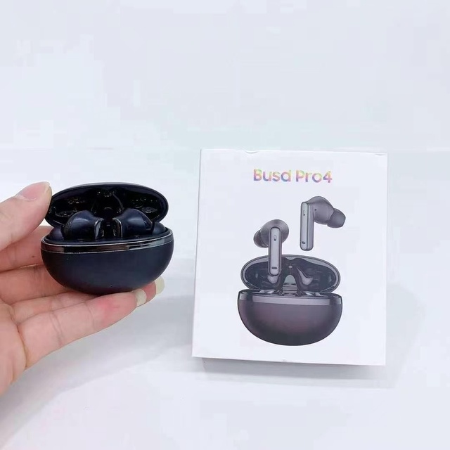 Custom Logo Wireless TWS Headset Game Earbuds Touch Control Earphone Sports BT5.3 HIFI Bass In-ear Busd Pro4 for IOS Android
