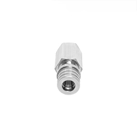Adaptateur RF QMA mâle vers FME mâle, connecteur coaxial RF en laiton et cuivre (RF) en stock, conforme RoHS, directement de l'usine