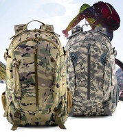 IRONODNKEY Sac à dos tactique étanche Oxford de grande capacité 30L pour hommes pour les sports de plein air et la randonnée Camouflage Design